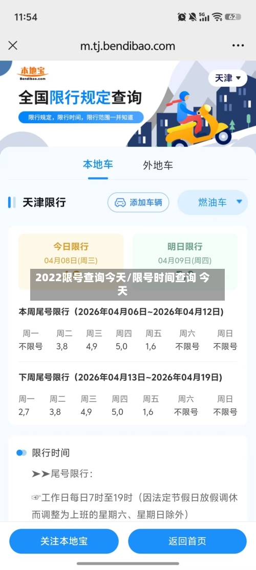 2022限号查询今天/限号时间查询 今天-第3张图片