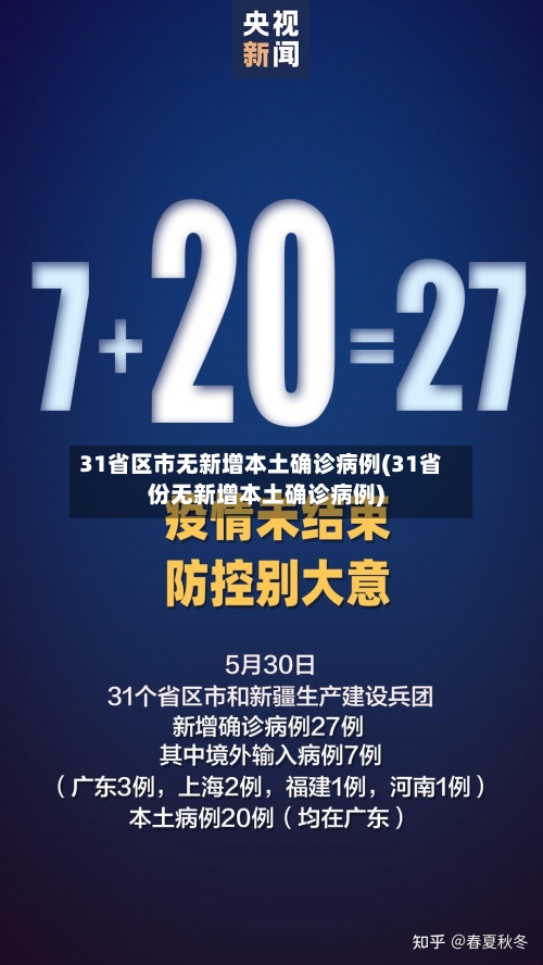 31省区市无新增本土确诊病例(31省份无新增本土确诊病例)-第3张图片