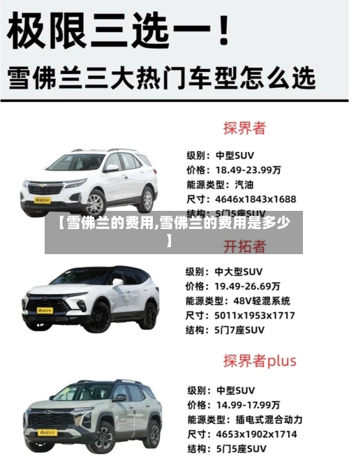 【雪佛兰的费用,雪佛兰的费用是多少】-第2张图片