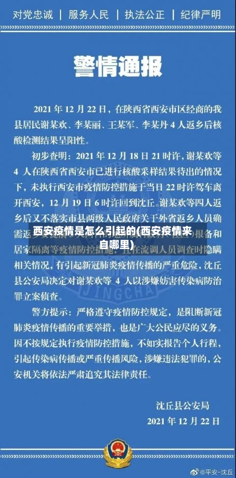 西安疫情是怎么引起的(西安疫情来自哪里)