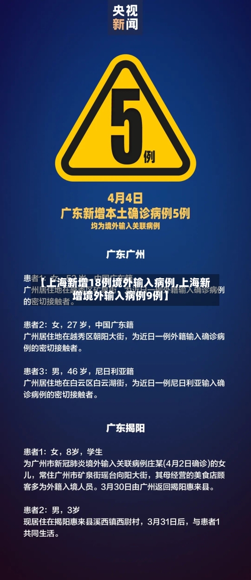 【上海新增18例境外输入病例,上海新增境外输入病例9例】-第3张图片