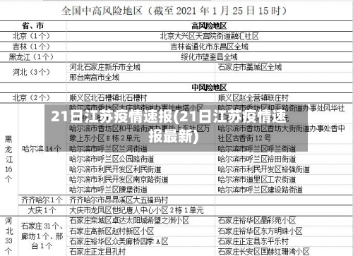 21日江苏疫情速报(21日江苏疫情速报最新)-第2张图片