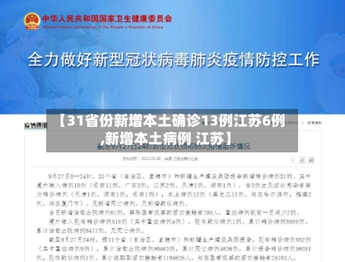 【31省份新增本土确诊13例江苏6例,新增本土病例 江苏】
