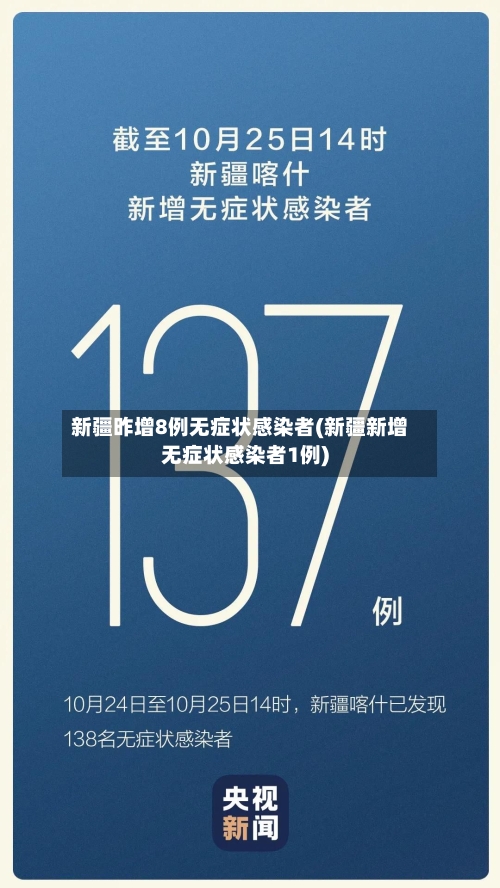 新疆昨增8例无症状感染者(新疆新增无症状感染者1例)