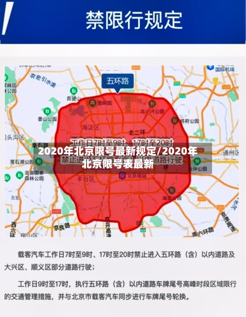 2020年北京限号最新规定/2020年北京限号表最新
