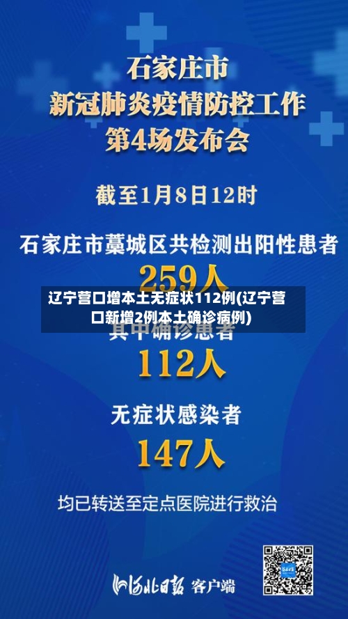 辽宁营口增本土无症状112例(辽宁营口新增2例本土确诊病例)
