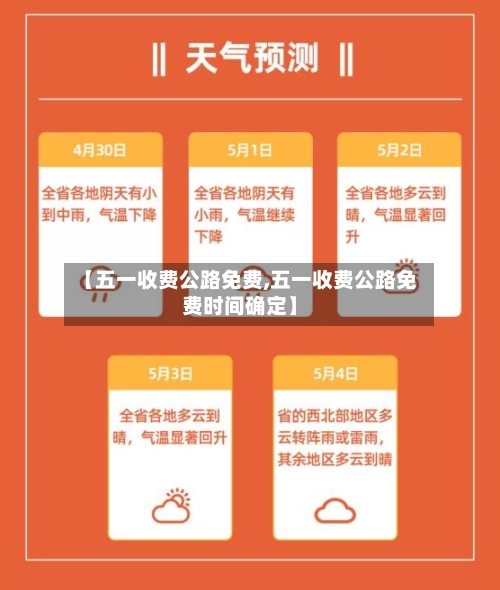 【五一收费公路免费,五一收费公路免费时间确定】