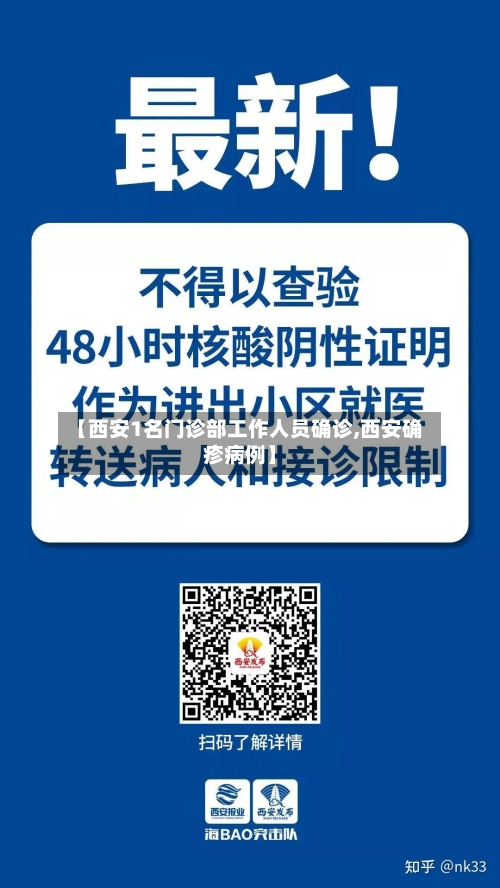 【西安1名门诊部工作人员确诊,西安确疹病例】