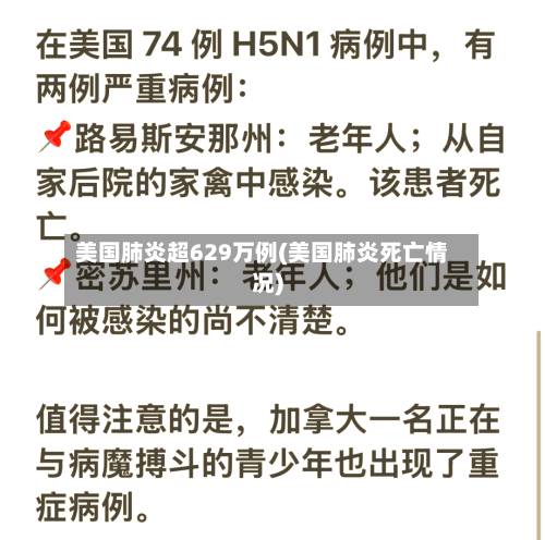 美国肺炎超629万例(美国肺炎死亡情况)-第3张图片