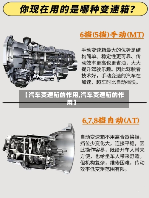 【汽车变速箱的作用,汽车变速箱的作用】