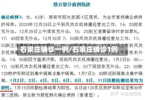 石家庄确诊一例/石家庄确诊1例-第3张图片