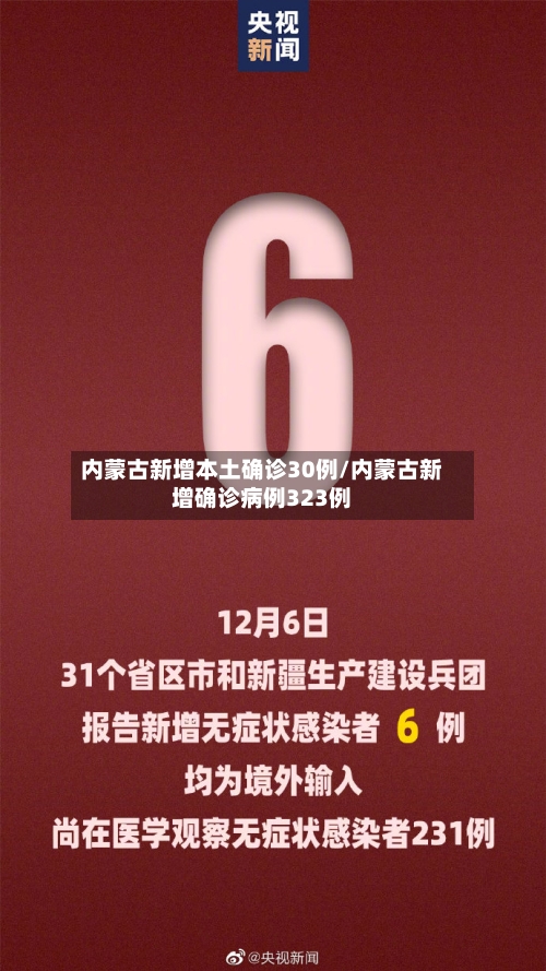内蒙古新增本土确诊30例/内蒙古新增确诊病例323例-第2张图片