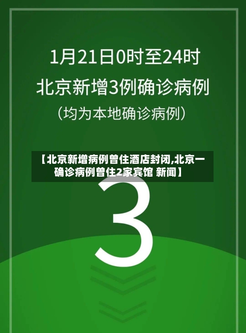 【北京新增病例曾住酒店封闭,北京一确诊病例曾住2家宾馆 新闻】-第3张图片
